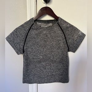 Medium Pink Workout / Leisure Top in Charcoal